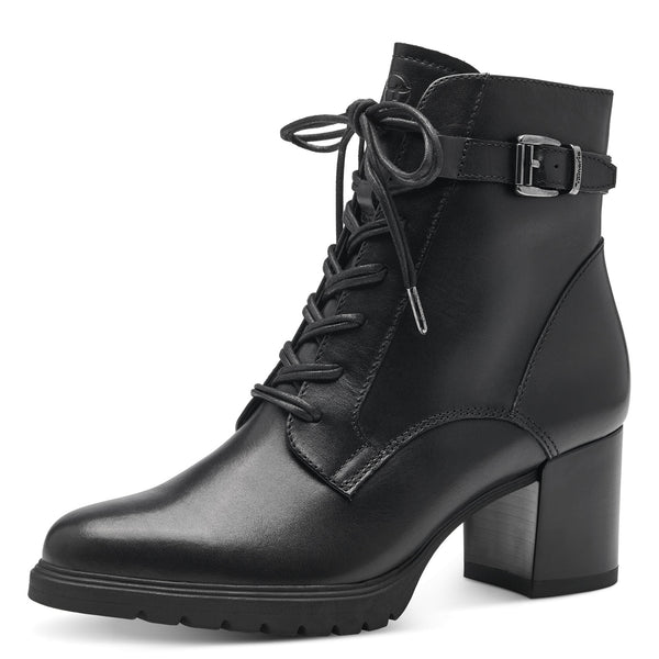 Tamaris / 25106 Heeled Ankle Boot / Black