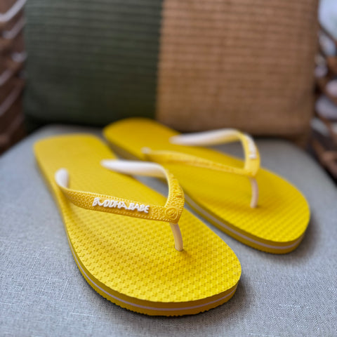 Buddha Babe | Flip Flops | Yellow