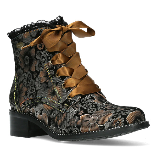 Laura Vita | Emcamao Ankle Boot | Bronze