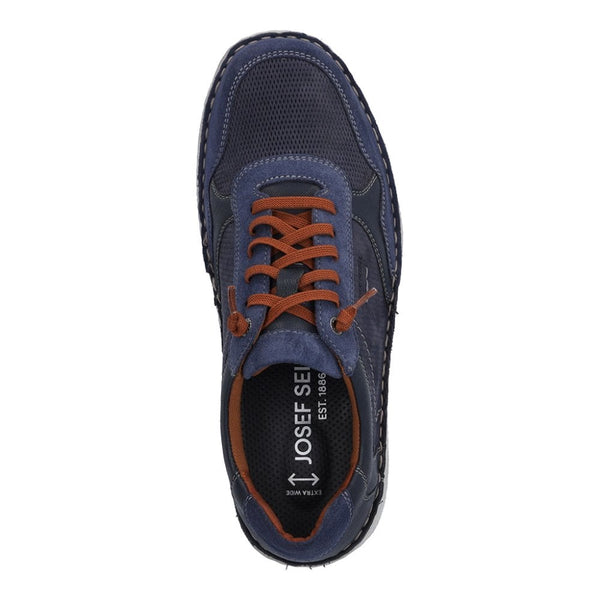 Josef Seibel | ONLINE EXCLUSIVE | New Anvers 97 | Leather Casual Shoe | Indigo