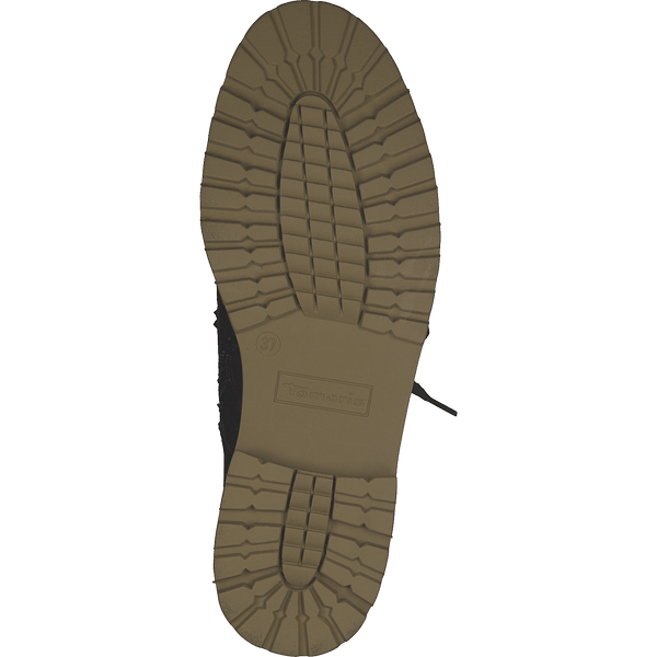 Tamaris VEGAN | Lace Up Ankle Boot | 25228 | Black/Camel